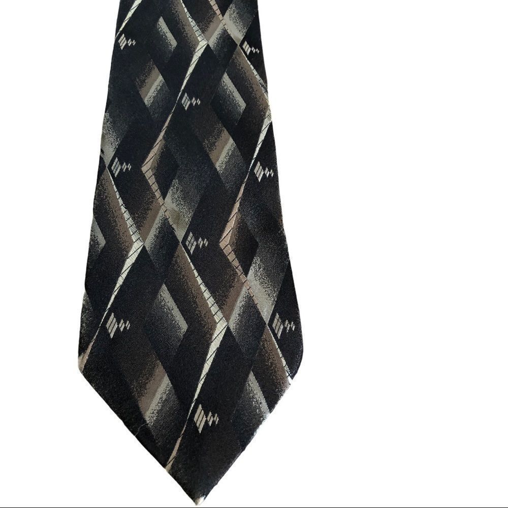 Pierre Cardin Black design silk Tie
